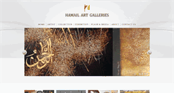 Desktop Screenshot of hamailartgalleries.com